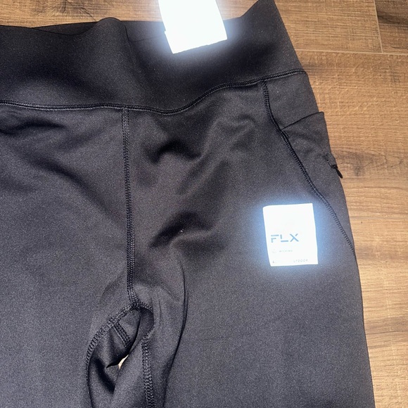 FLX Women's Black Leggings - Picture 3 of 6